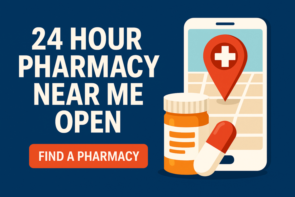 24 hour pharmacy near me open