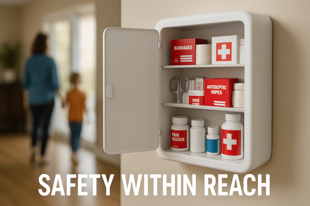 first aid kit wall mount