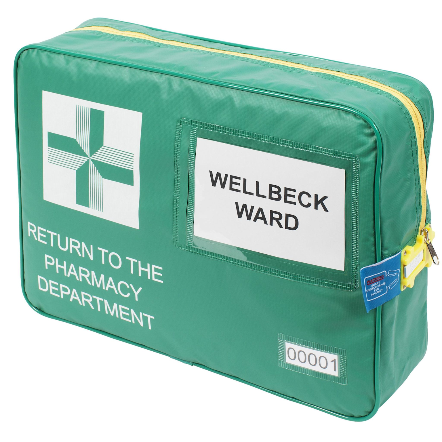 Green pharmacy tamper-resistant bag